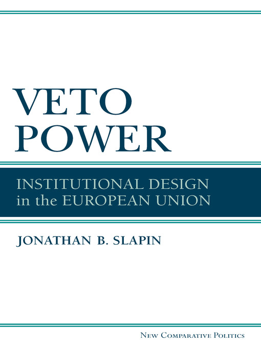 Title details for Veto Power by Jonathan Slapin - Available